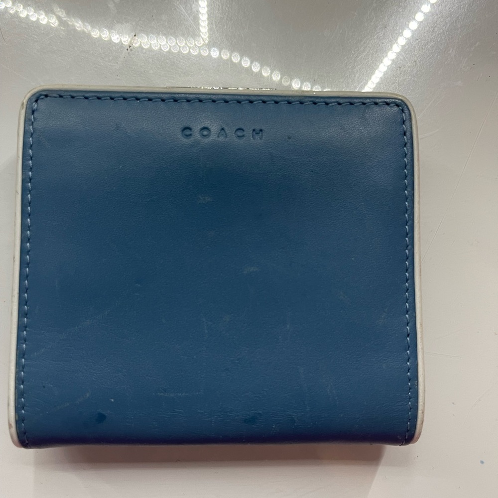 Coach wallet blue